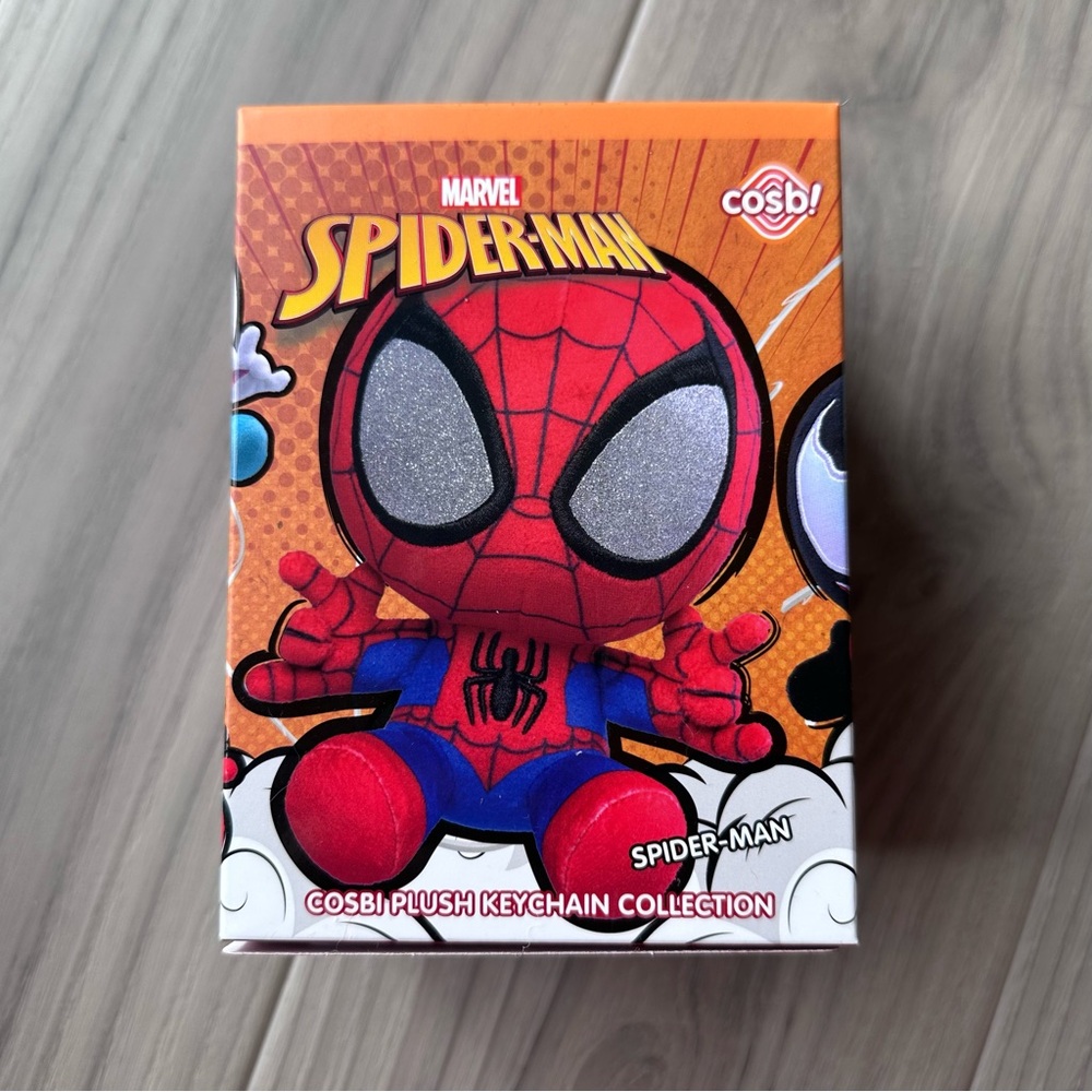 Marvel Spiderman Cosbi Plush Pendant Blind Box